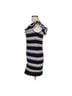 MSGM Stripes Black Cocktail Dress Size L - photo 8