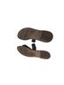 Coach 100% Leather Print Black Brown Flip Flops Size 7 - photo 2