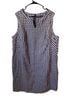 Talbots Checkered-gingham Black White Casual Dress Size 20 - photo 1