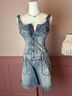 Guess 100% Cotton Blue Overalls Size M - photo 5