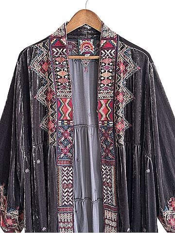 Johnny Was Ravi Coat (view 2)