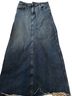 Zara Blue Denim Skirt Size 28 waist - photo 1