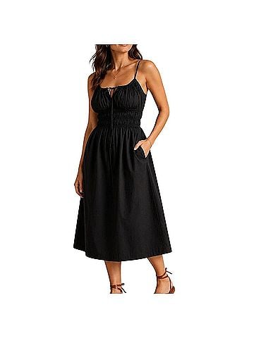 Quince Keyhole Casual Dress (view 1)