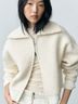 Mango White Ivory Jacket Size XS - photo 5