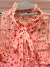 Coach 100% Silk Floral Pink Cocktail Dress Size 2 - photo 7