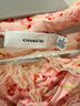 Coach 100% Silk Floral Pink Cocktail Dress Size 2 - photo 6