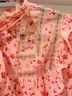 Coach 100% Silk Floral Pink Cocktail Dress Size 2 - photo 5