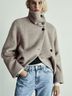 Mango Tan Wool Coat Size L - photo 3