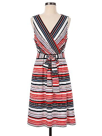 Tommy Hilfiger Nautical Stripe Midi Dress Casual Dress (view 1)