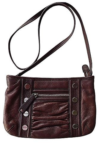 B Makowsky Leather Crossbody Bag (view 1)