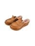 A.S.98 100% Leather Brown Mule/Clog Size EU 38 - photo 1