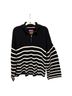 Edited Stripes Black White Pullover Sweater Size M - photo 1
