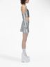 Marc Jacobs 100% Leather Silver Leather Skirt Size XS - photo 4