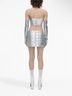 Marc Jacobs 100% Leather Silver Leather Skirt Size XS - photo 5