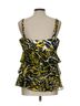 Cache 100% Polyester 100% Polyester Animal Print Multi Color Sleeveless Blouse Size L - photo 2