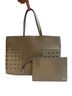 Tory Burch Gray Leather Tote One size - photo 1