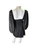 Amanda Uprichard 100% Polyester 97% Polyester 3% Elastane Graphic Black Casual Dress Size S - photo 2