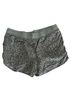 Maurices Animal Print Gray Denim Shorts Size 14 - photo 2