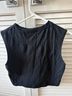 Zara Solid Black Sleeveless Top Size M - photo 3