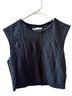 Zara Solid Black Sleeveless Top Size M - photo 1