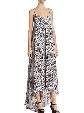 Alice + Olivia Soft White Slip Dress Casual Dress (view 1)