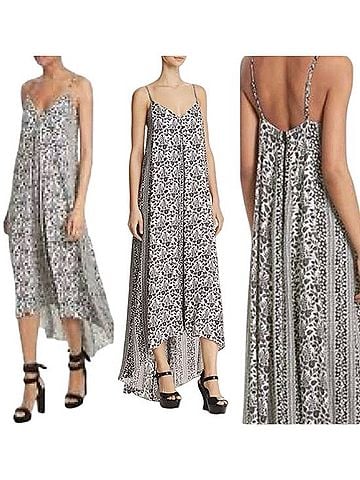Alice + Olivia Soft White Slip Dress Casual Dress (view 2)