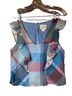 Maeve 100% Cotton Plaid Multi Color Sleeveless Top Size 4 - photo 1