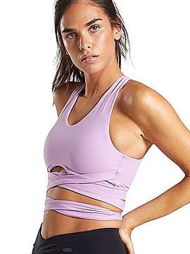 Gymshark Poise Wrap Sleeveless Top (view 1)