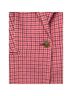 J.Crew 55% Wool 45% Polyester 100% Polyester Houndstooth Pink White Blazer Size 2 - photo 4