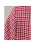 J.Crew 55% Wool 45% Polyester 100% Polyester Houndstooth Pink White Blazer Size 2 - photo 7