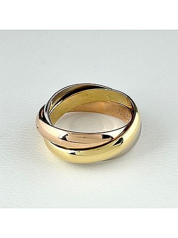 Cartier Cartier Trinity Ring, available in yellow gold (YG), pink (PG), and white (WG). 750 alloy. Suitable for women. (view 2)