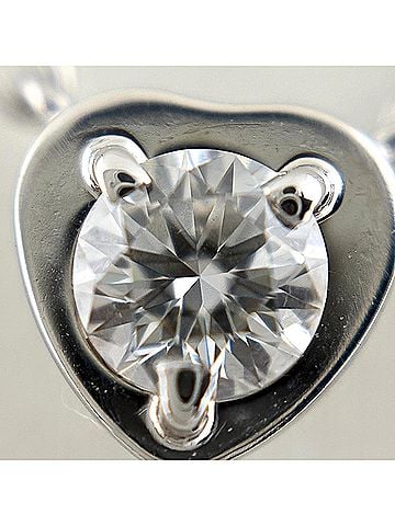 Cartier Cartier Diamants Légers de Heart Necklace Pendant Diamond d'Amour 750 Women's (view 2)