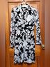 Adelyn Rae 100% Polyester Floral Black White Casual Dress Size S - photo 7