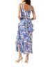 Never Fully Dressed Tropical Blue Ivory Casual Dress Size 12 - photo 2