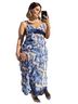 Never Fully Dressed Tropical Blue Ivory Casual Dress Size 12 - photo 1