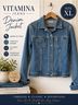 Vitamin A Blue Denim Jacket Size XL - photo 5