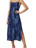 Nightcap 100% Silk Animal Print Blue Casual Dress Size S - photo 1