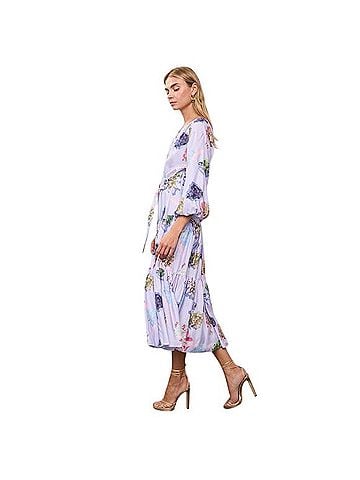 Prabal Gurung Hydrangeas printed tiered dress Casual Dress (view 2)