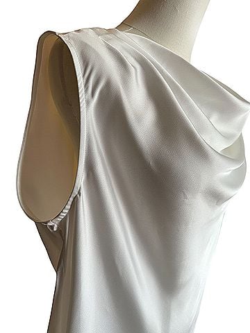 Halogen Draped Cowl Sleeveless Blouse (view 2)