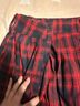 Cider Plaid Red Blue Casual Skirt Size 2X - photo 3