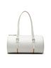 Burberry 100% Leather White Leather Barrel Shoulder Bag One size - photo 1