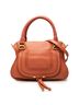 Chloé 100% Leather Orange Medium Leather Marcie Satchel One size - photo 1