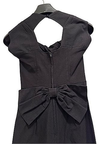 Stop Staring! Black Bow Dress Cocktail Dress (view 2)