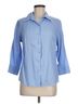 L.L.Bean Blue L.L.Bean 3/4 Sleeve Button Down Shirt Size M - photo 1
