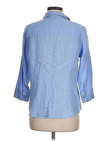 L.L.Bean L.L.Bean 3/4 Sleeve Button Down Shirt (view 2)