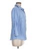 L.L.Bean Blue L.L.Bean 3/4 Sleeve Button Down Shirt Size M - photo 3