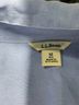 L.L.Bean Blue L.L.Bean 3/4 Sleeve Button Down Shirt Size M - photo 6