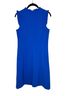 J.Crew 65% Polyester 31% Viscose 4% Elastane 100% Polyester Solid Blue Cocktail Dress Size 4 - photo 2