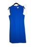 J.Crew 65% Polyester 31% Viscose 4% Elastane 100% Polyester Solid Blue Cocktail Dress Size 4 - photo 1