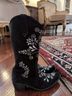 Agave Floral Black Boots Size 9 1/2 - photo 5